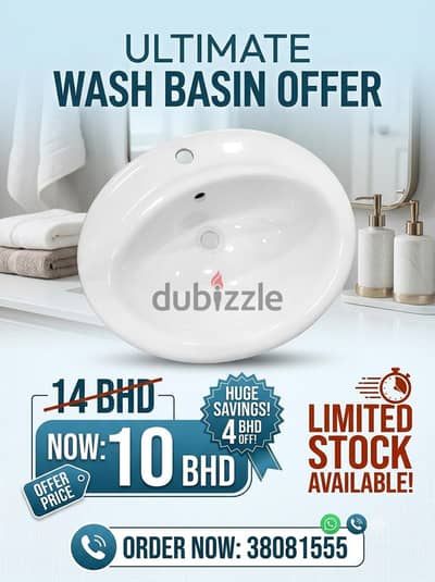 top counter wash basin