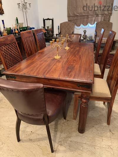 Marina dining with 8 chairs 265 BHD