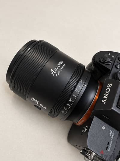 Sony a7iii with 85mm lens