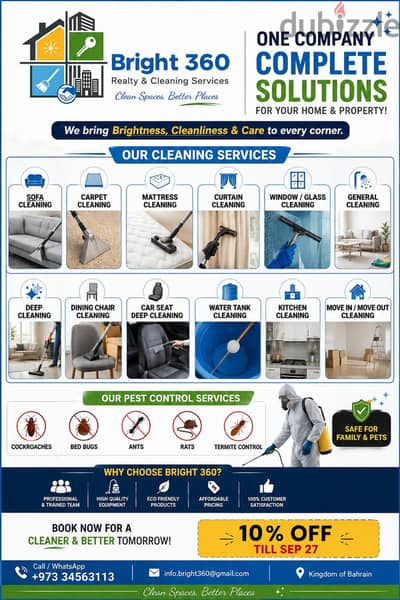 Sofa, Mattress & Deep Cleaning – Special Offer