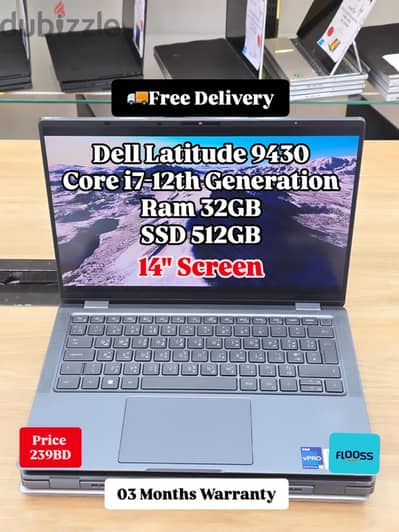 Dell Latitude 9430 Core i7-12th Generation