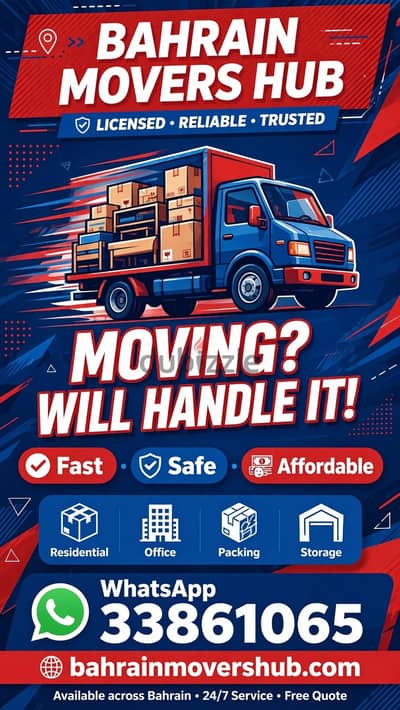 Safe & Secure House Movers Bahrain