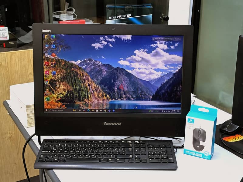 Lenovo all-in-one Core i7 4th 4GB/256GB SSD 20’’ Display Full HD 45 BD 1