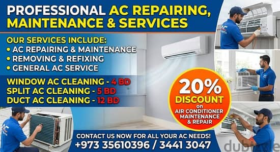 Air conditioner maintenance cleaning motor fixing compressor fan fixi