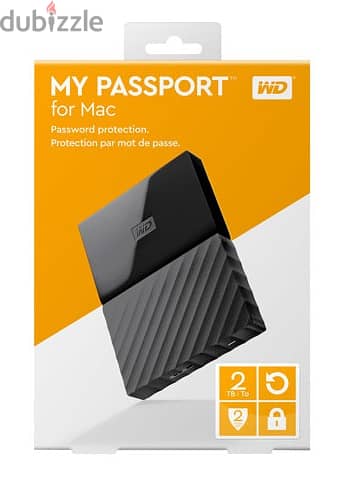 New Western Digital My Passport - 2TB External Hard Drive