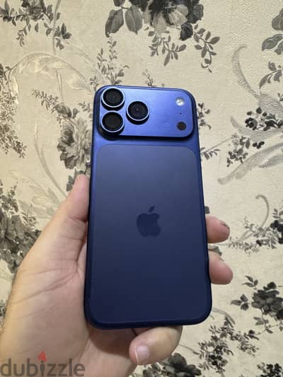 iPhone 17 Pro MAX Blue  256 GB  100%   condition: Clean , scr