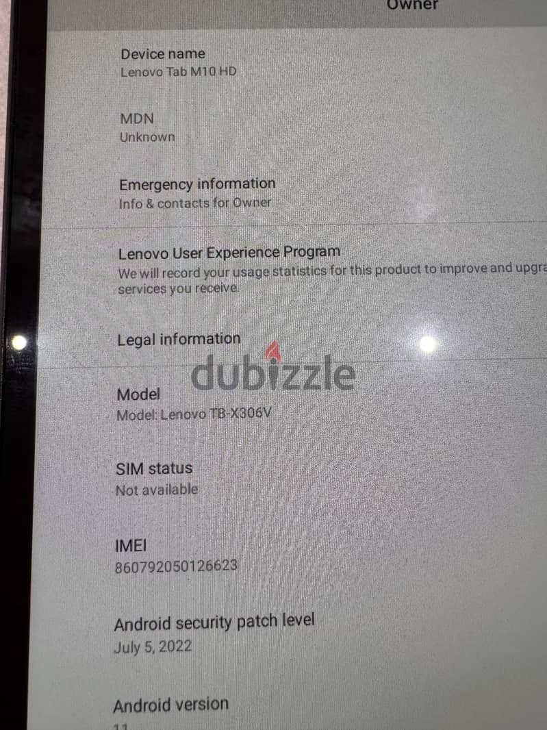 Lenovo  64gb working perfectly 30 + Galaxy Tab A7 Lite 20BD 3
