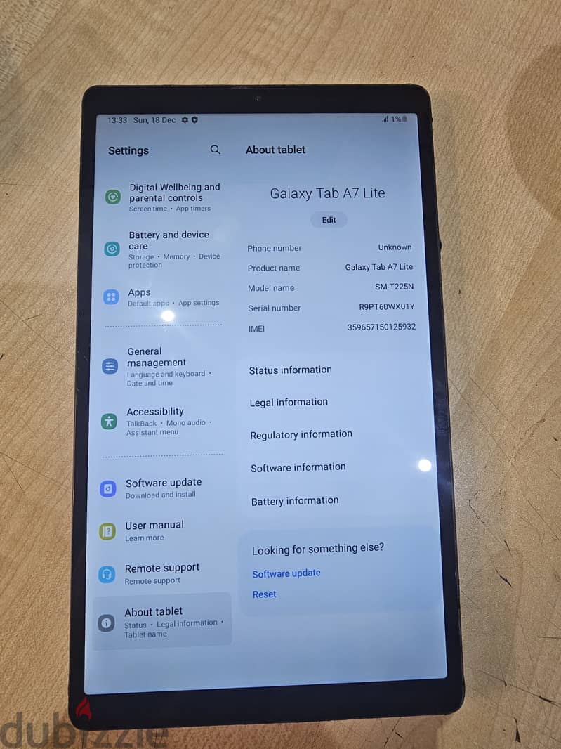Lenovo  64gb working perfectly 30 + Galaxy Tab A7 Lite 20BD 7
