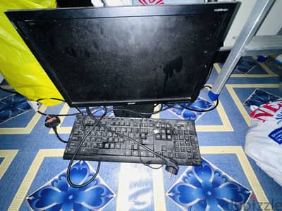 Key board and monitor