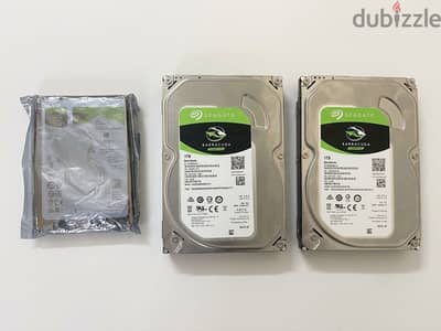 2.5 inch 1TB HDD NEW 3.5 inch 1TB HDD USED FULLY WORKING HARD DRIVE