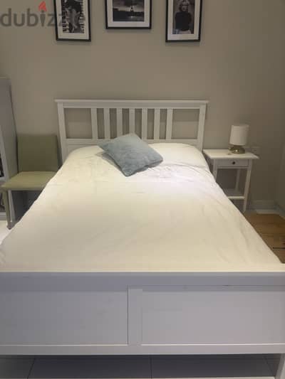 Double bed and mattress- been in girls bedroom for 5 years