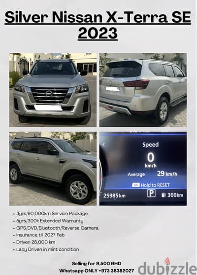Silver Nissan X-Terra SE 2023