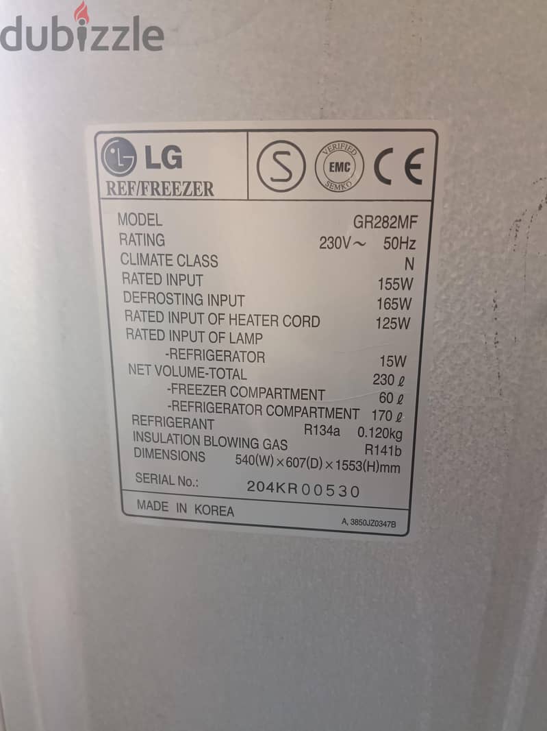 LG refrigerator double door 2
