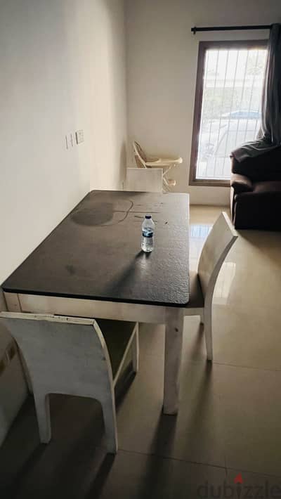 dining table with chair