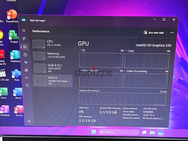 HP i5 6th Gen DDR 4 8GB/500GB HDD 19''Display  HD with WIFI 55BD Only 9