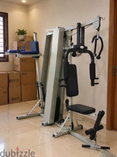 3station gym 110bd 75kg iron plats