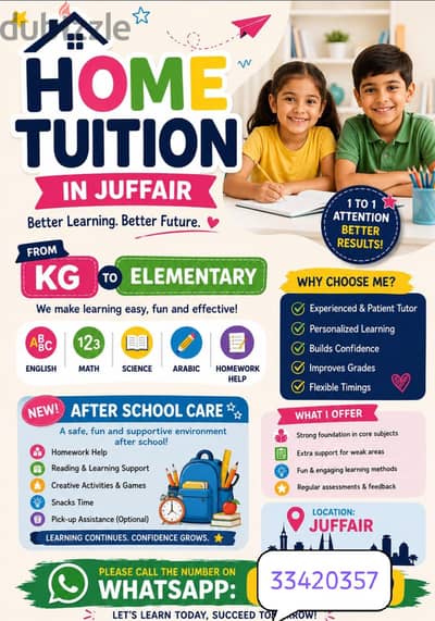 Home Tuition and after school care