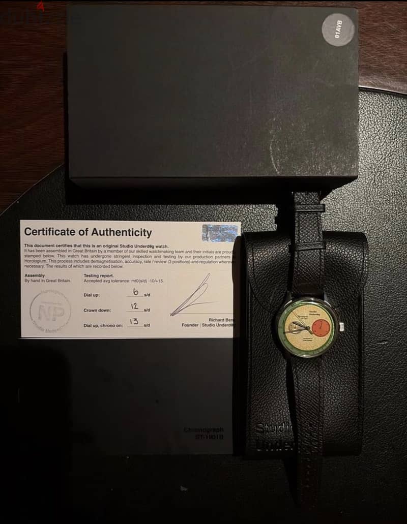 Limited Edition Series01 Studio Underd0g watch 1
