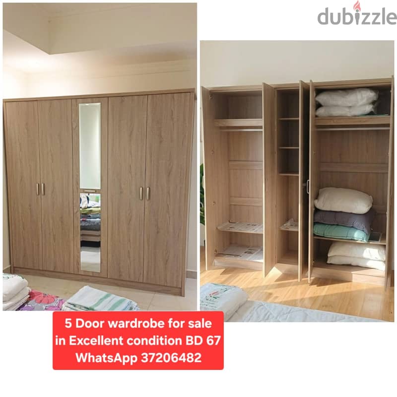 Wardrobes and other items for sale with Delivery fixing 7