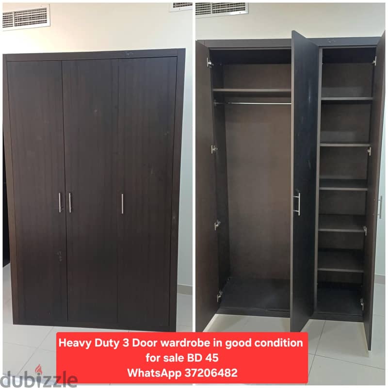 Wardrobes and other items for sale with Delivery fixing 15