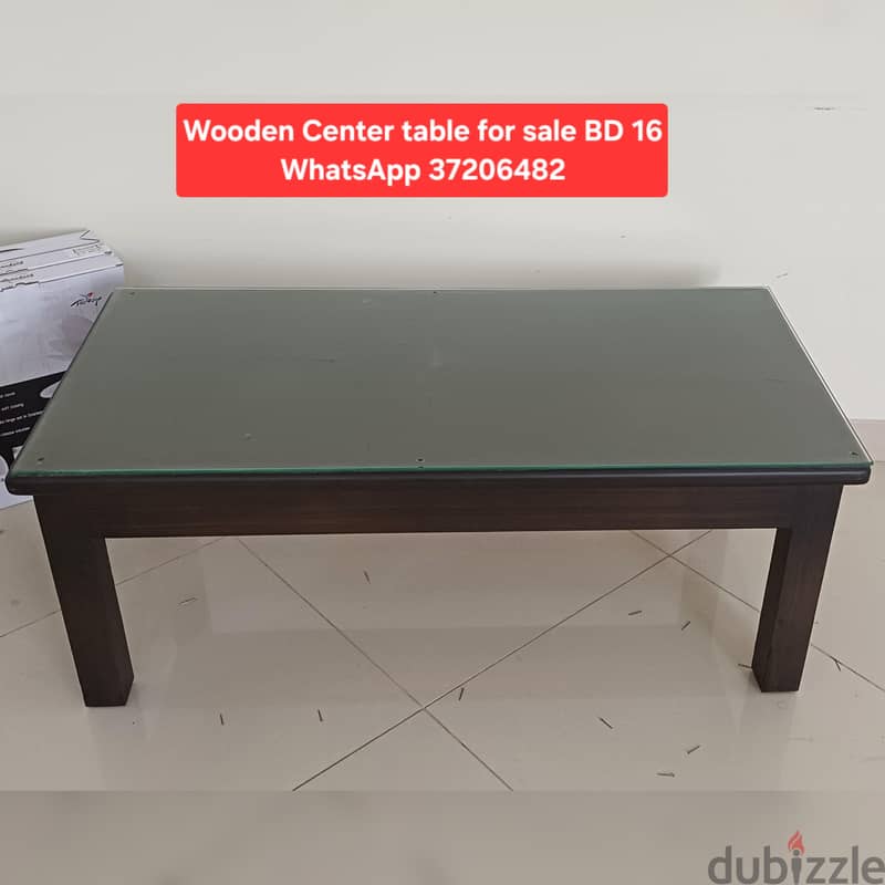 Center table and other items for sale with Delivery 10