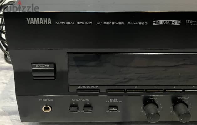 YAMAHA Natural Sound  AV RECEIVER RX-592 5.1-channel Dolby Pro Logic 5