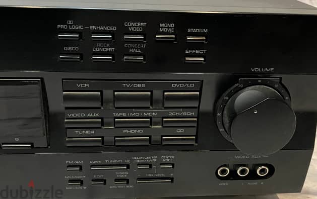 YAMAHA Natural Sound  AV RECEIVER RX-592 5.1-channel Dolby Pro Logic 6