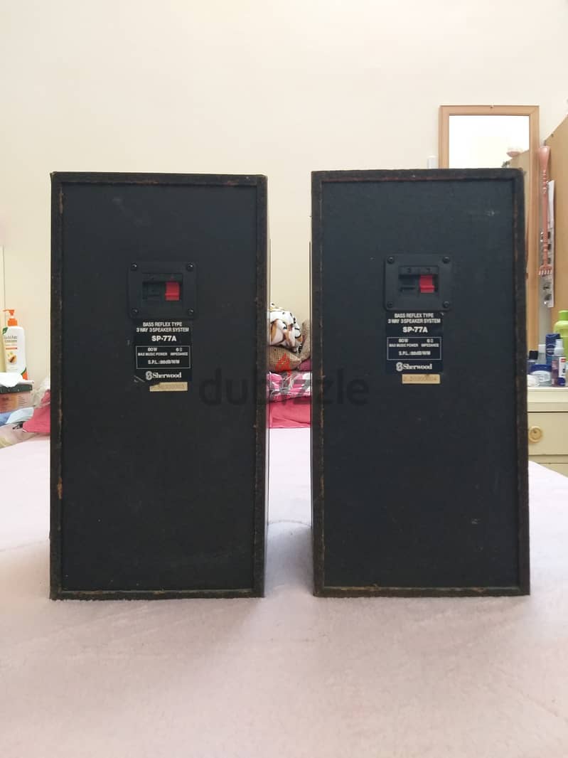 SHERWOOD SP-77 Vintage3-wayBass-Reflex Bookshelf Speaker (Made in USA) 4