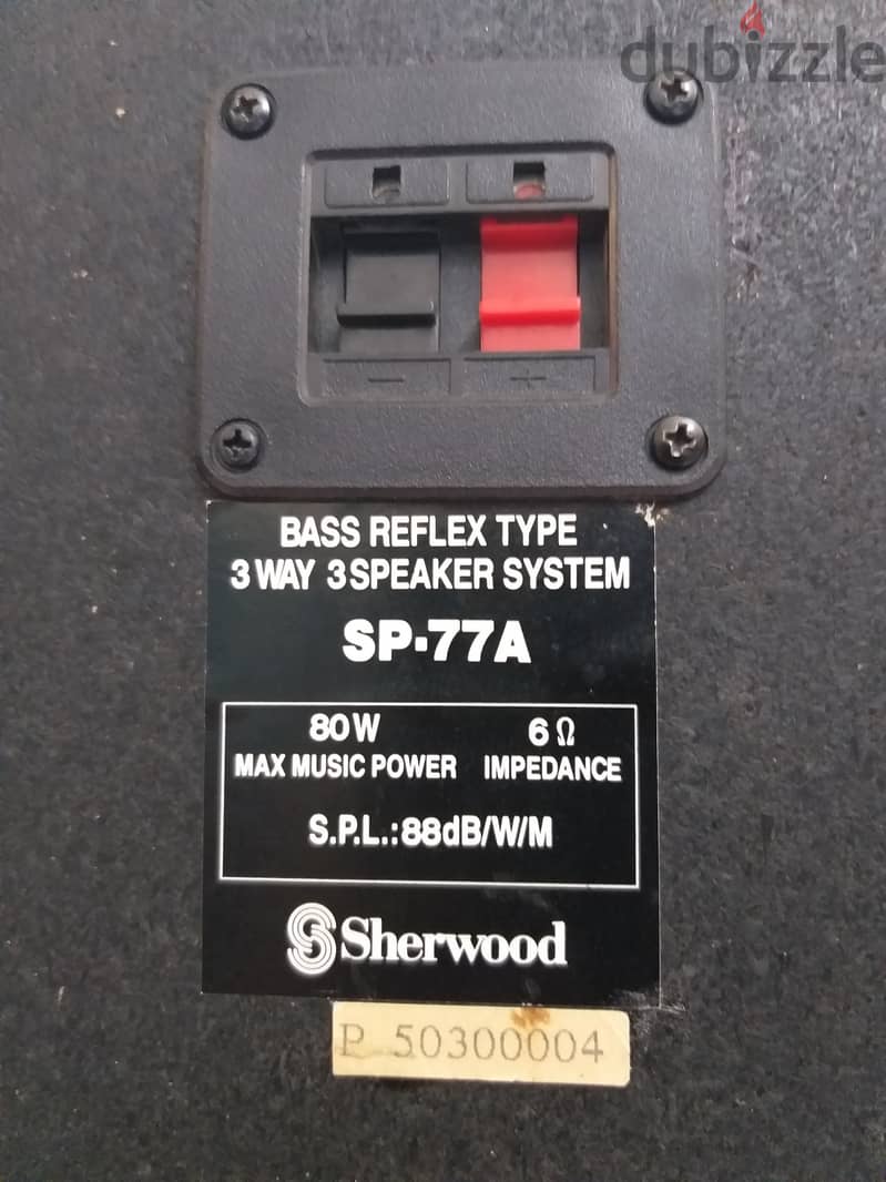 SHERWOOD SP-77 Vintage3-wayBass-Reflex Bookshelf Speaker (Made in USA) 5