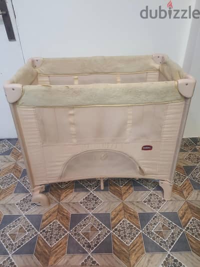 Call (36216143) Junior's Baby Travel Cot, sliding Door lock, With whee