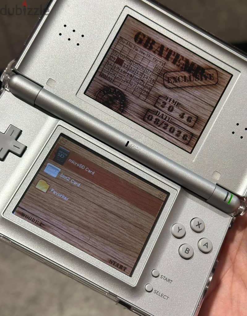 Nintendo DS LITE silver (modded) 2