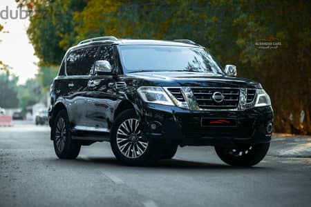 Nissan Patrol Platinum 2015 Black  V8  4WD  Zero Accident
