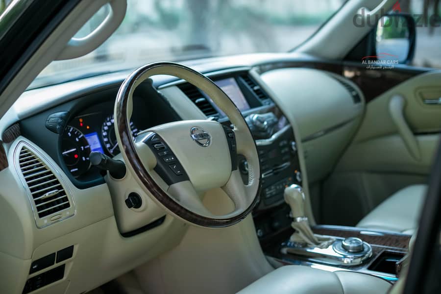 Nissan Patrol Platinum 2015 Black  V8  4WD  Zero Accident 13