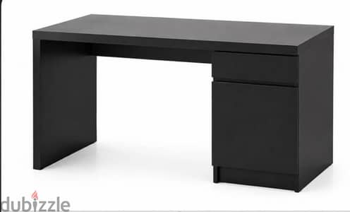 IKEA Black Desk – very good Condition Original price 65bd