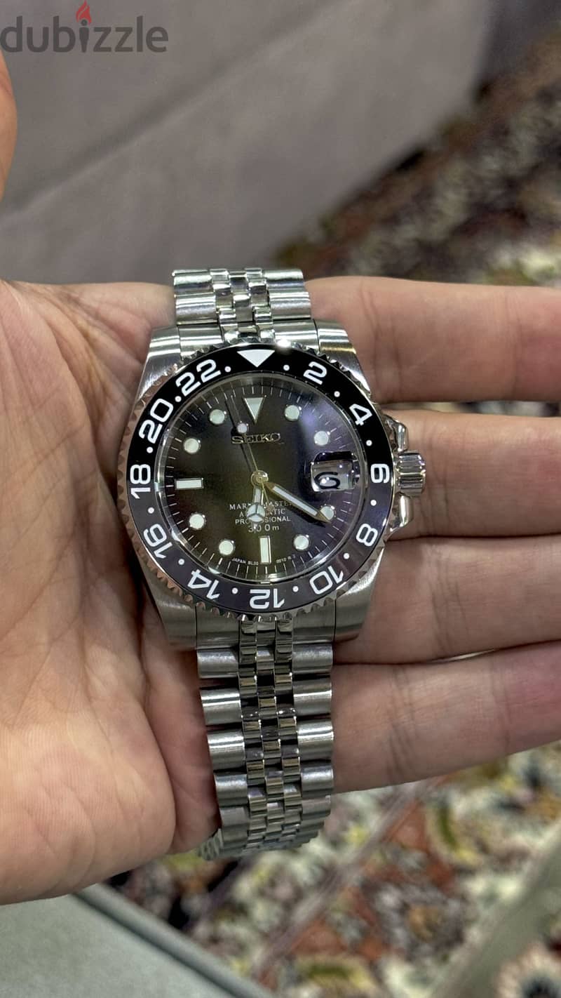Mod Seiko Bruce Wayne edition 1