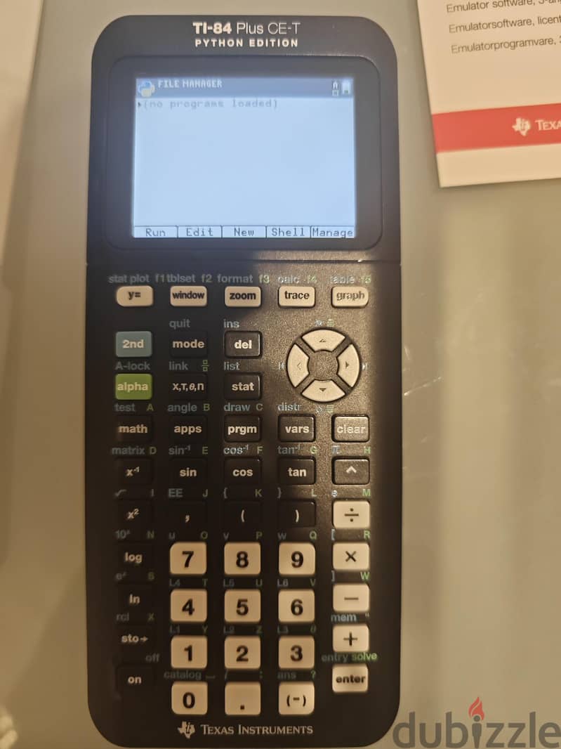 Texas Instruments Graphing Calculator TI-84 Plus CE-T Python edition 2