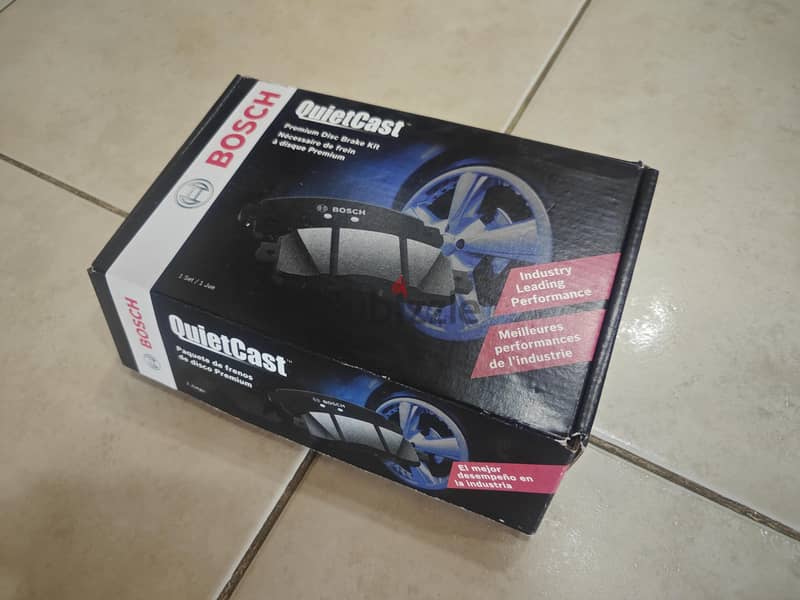 Nissan Sunny brake pads Bosch original شوزات نيسان سني بوش اصليين 1