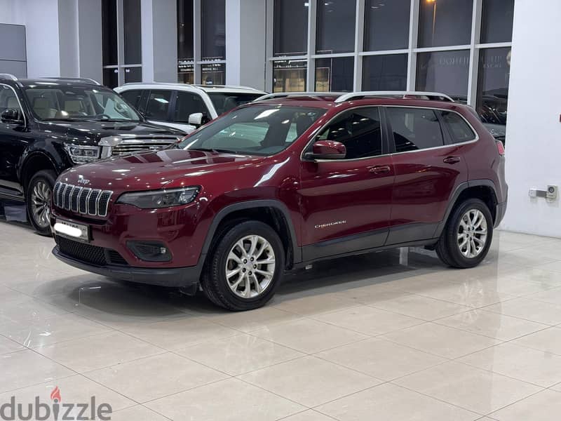 Jeep Cherokee Longitude 2019 Maroon 1
