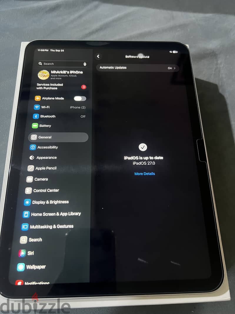 Selling apple ipad a16, 128gb. +97338822253 contact me in watsapp. No. 2