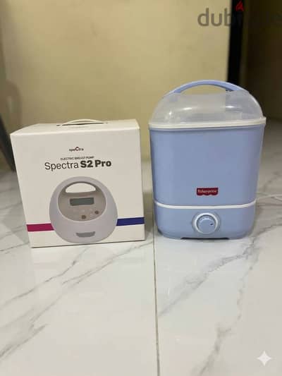 Spectra S2 Breast Pump And Fisher Price Sterlizer