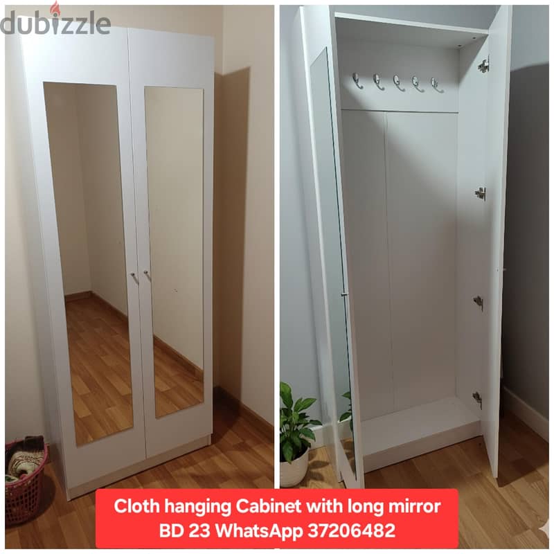4 Door wardrobe and other items for sale with Delivery 17