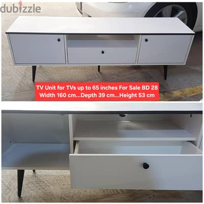 Tv table and other items for sale with Delivery