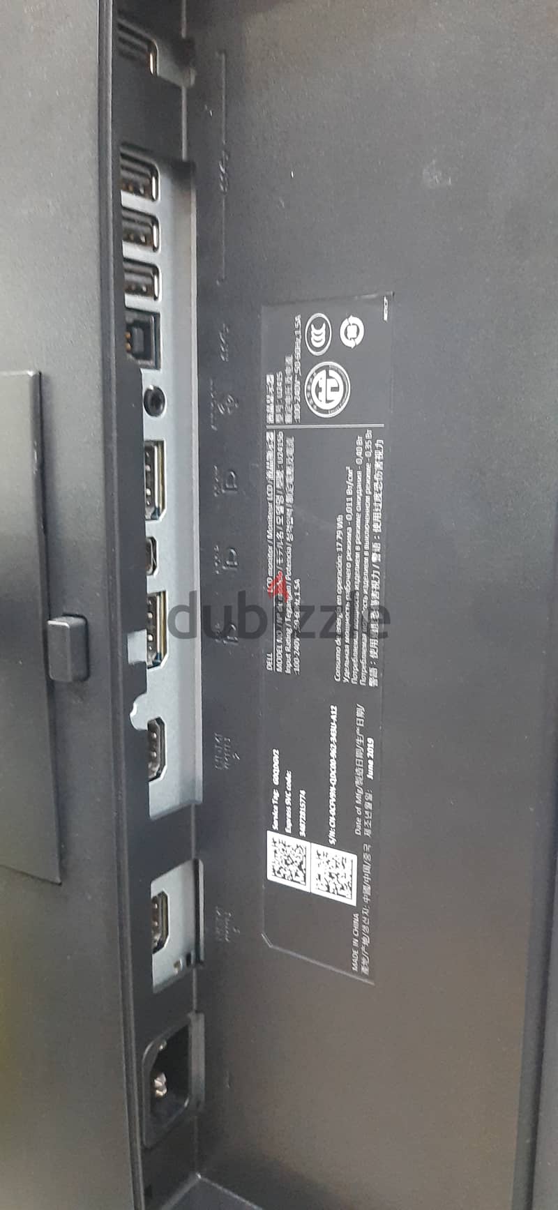 Special Offer DELL 24inch IPS Borderless HDMI Monitor 180* Rotatable 12