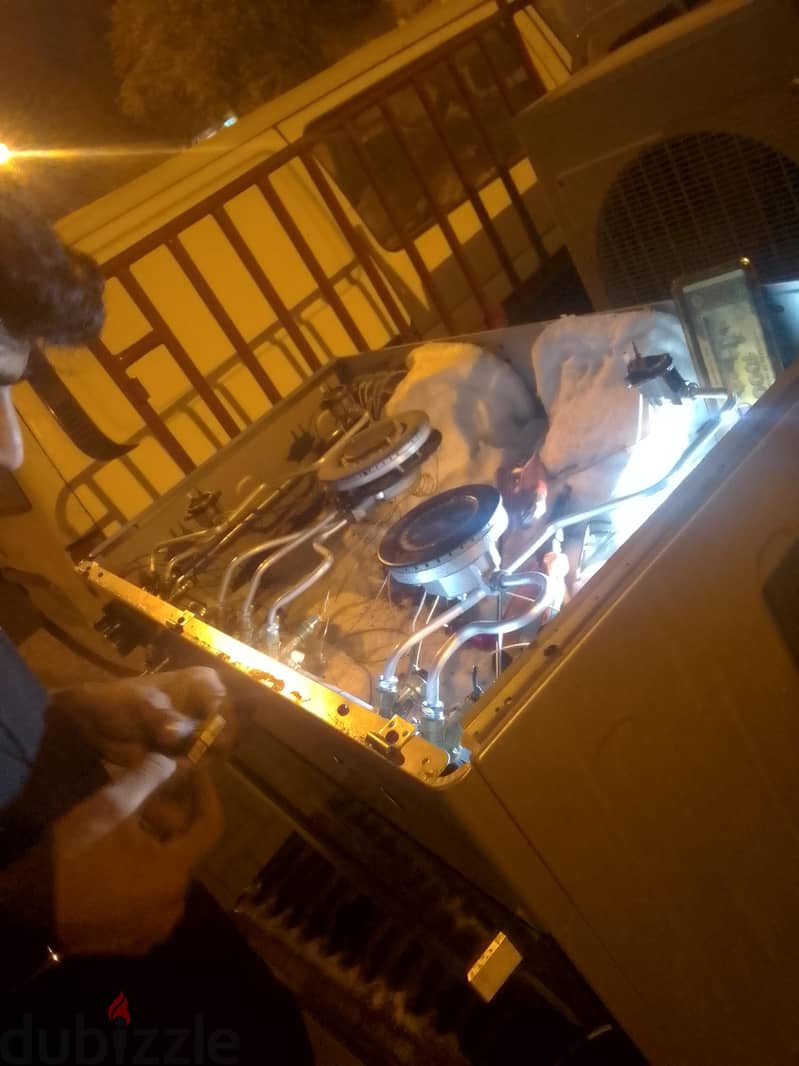 All gas oven service and repair 10BD good working 2