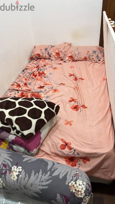 Single Bed & Mattress, Baby Walker, Tv Stand (Like New)