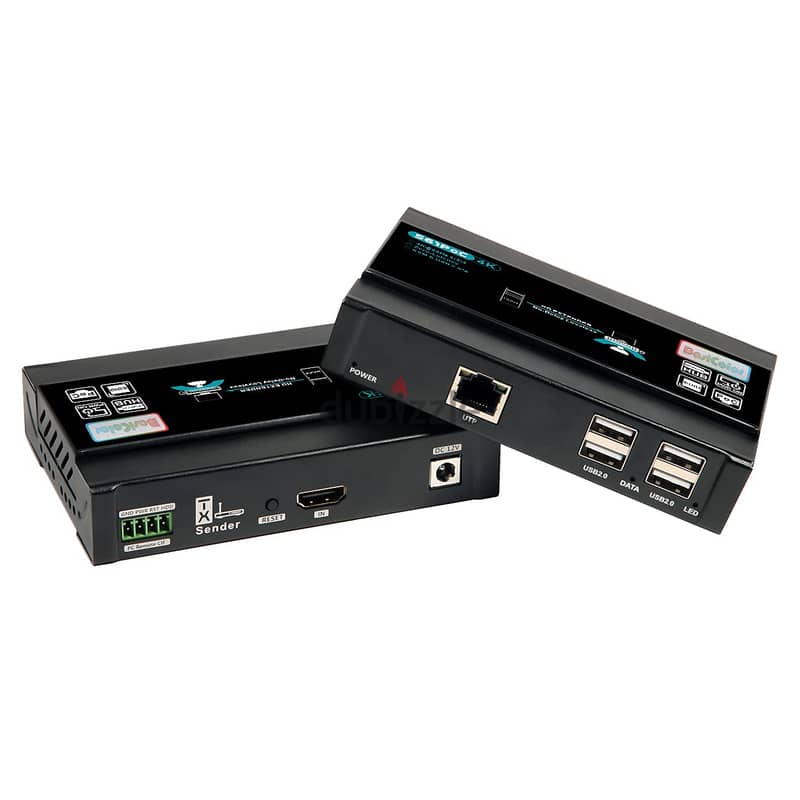 Basicolor HDMI KVM USB Extender, 4K@60Hz 1