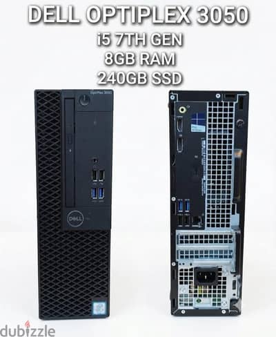 Dell Optiplex 3050, i5 7th Generation, 8GB Ram, 240 GB SSD