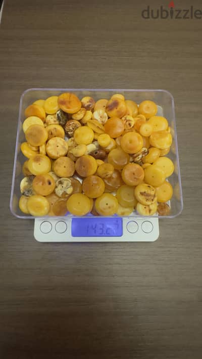 قطع فواصل كهرمان حرamber beads