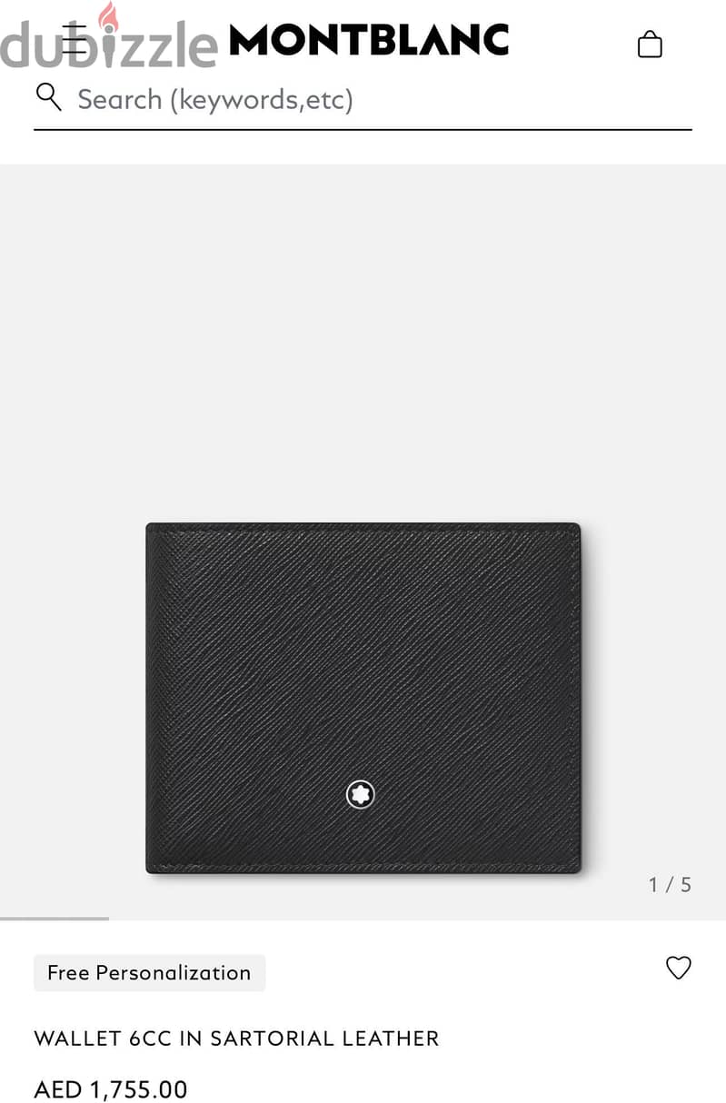 Original Mont Blanc Wallet Black 4