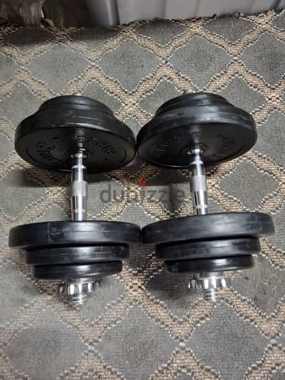 Dumbbell 36kg weight without bar fresh 5kg x4.2. 5kg x4 1.5kg x4
